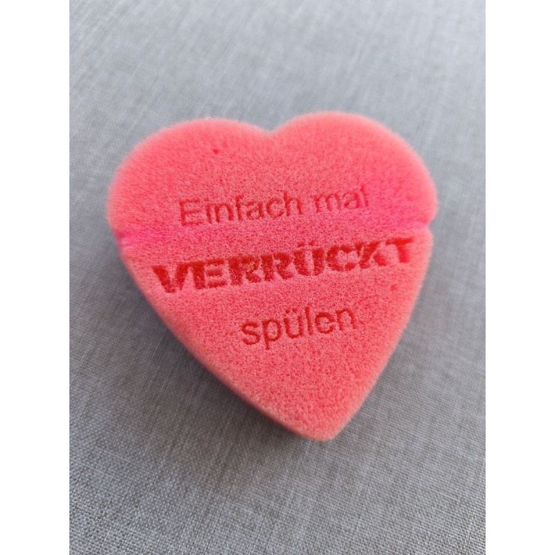 Herzschwamm rosa