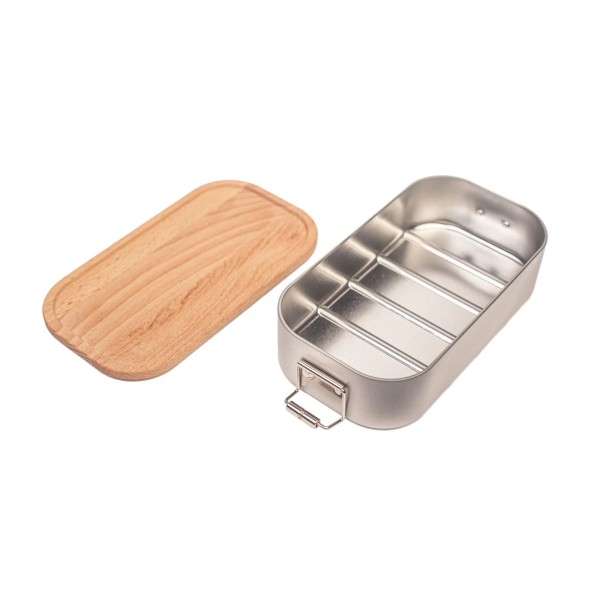 Lunchbox Classic Buche 700ml mit Holzdeckel