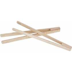 Holz-Grillzange / Würstchenzange aus FSC® Buchenholz