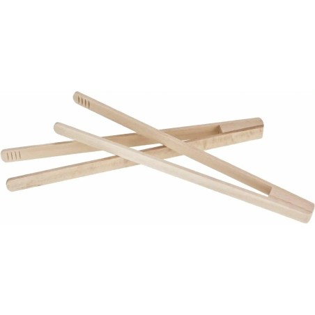 Holz-Grillzange / Würstchenzange aus FSC® Buchenholz
