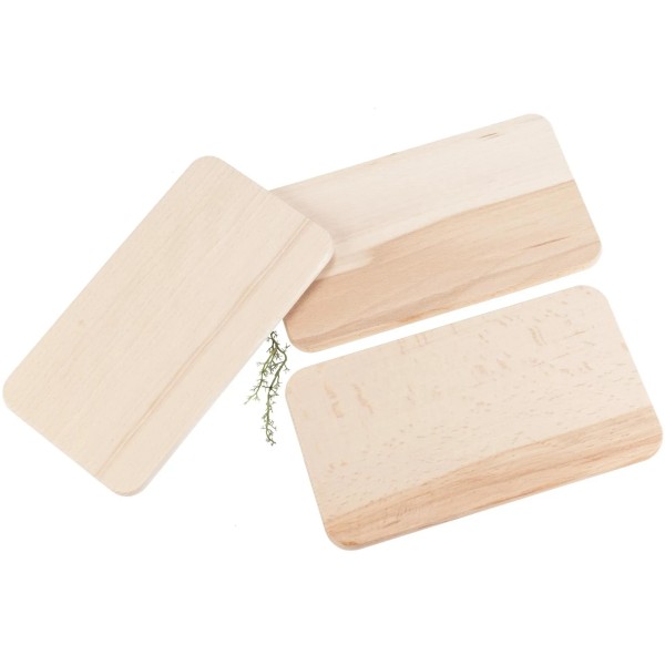 Frühstücksbrettchen Buche mit Kern 26 x 15 x 1,2 cm