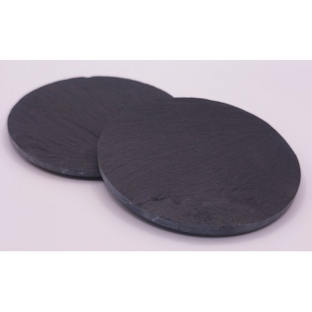 Getränkeuntersetzer Schiefer-Untersetzer rund 10 glatt